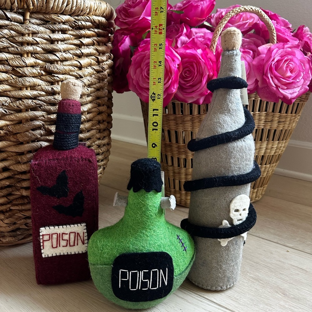 Halloween poison bottles felt decoration hocus Pocus - Picture 6 of 15